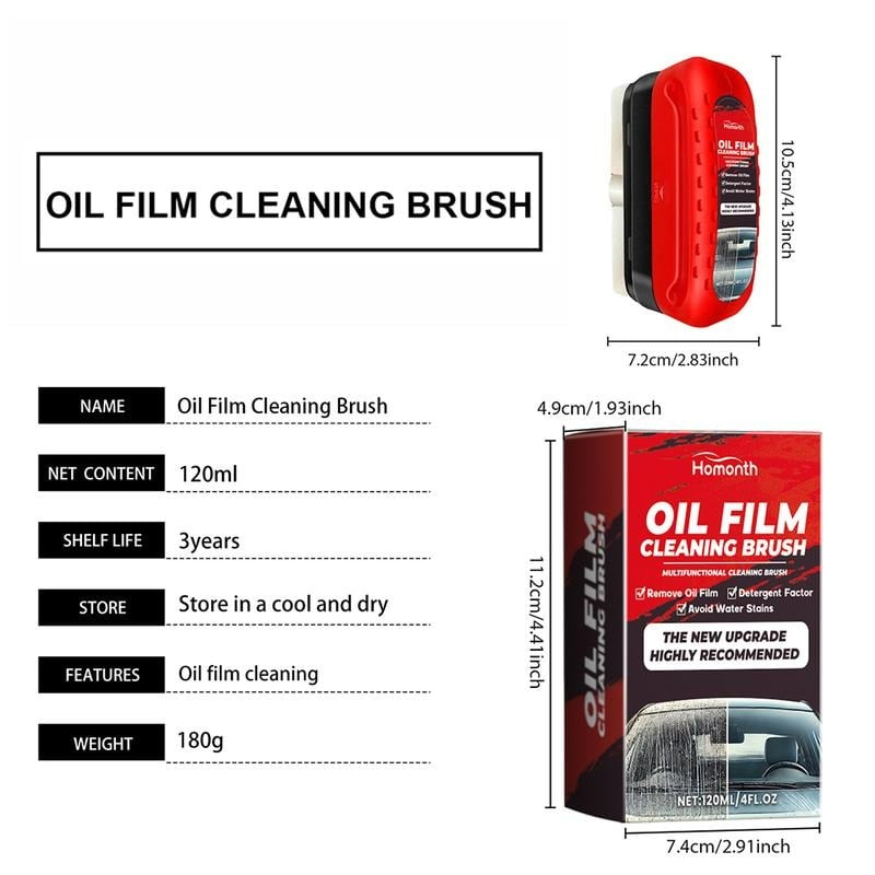 🚗 Automotive Oil Film Cleaning Brush