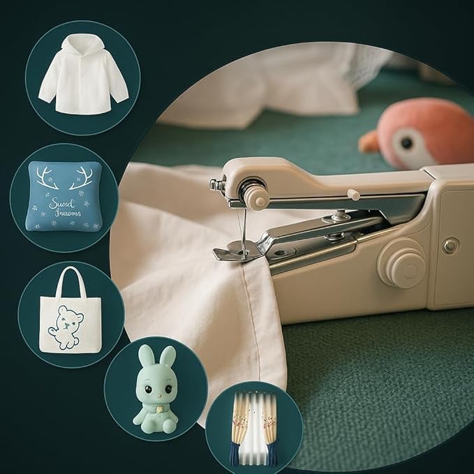 🧵 Stitch Handheld Cordless Portable Sewing Machine