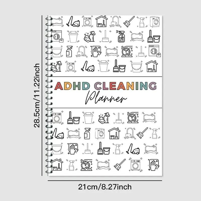 Home Cleaning Planner Notebook
