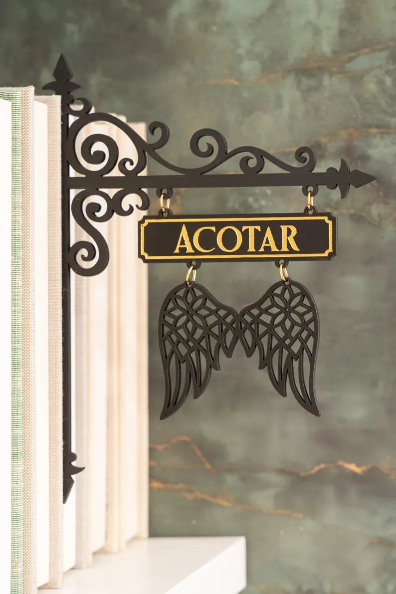 🔥LAST DAY 49% OFF-Handcrafted Bookshelf Dividers, Tavern Bookshelf Signs, Home Library Decor, Book Gift