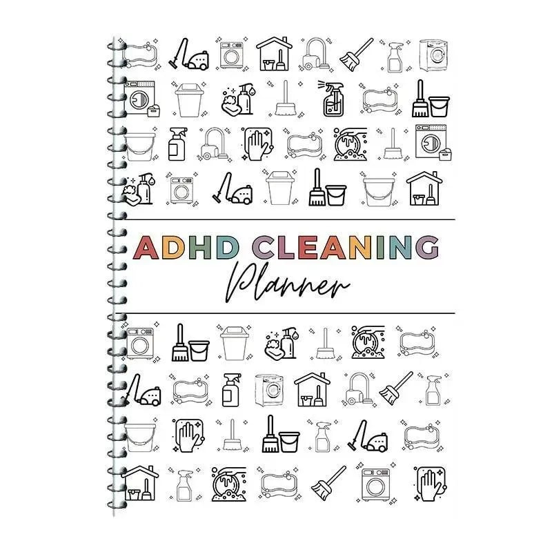 Home Cleaning Planner Notebook