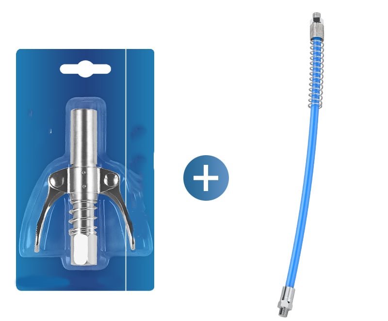 🔥2025 New Arrival🔥Leaking-proof Grease Tools Coupler, 12000PSI High Pressure Lubricating Oil Nozzle Accessory Compatible with 0.32 Cm Npt Lubricating Oil Nozzle