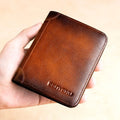 🎁Men's Essentials💰Multi-functional RFID Blocking Waterproof Durable Genuine Leather Wallet