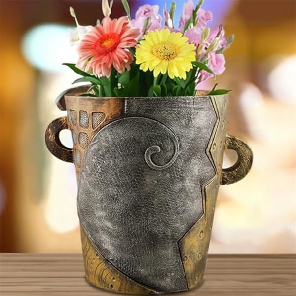 🔥😍 Handmade  Brutalist Abstract Beauty Face Flower Pot