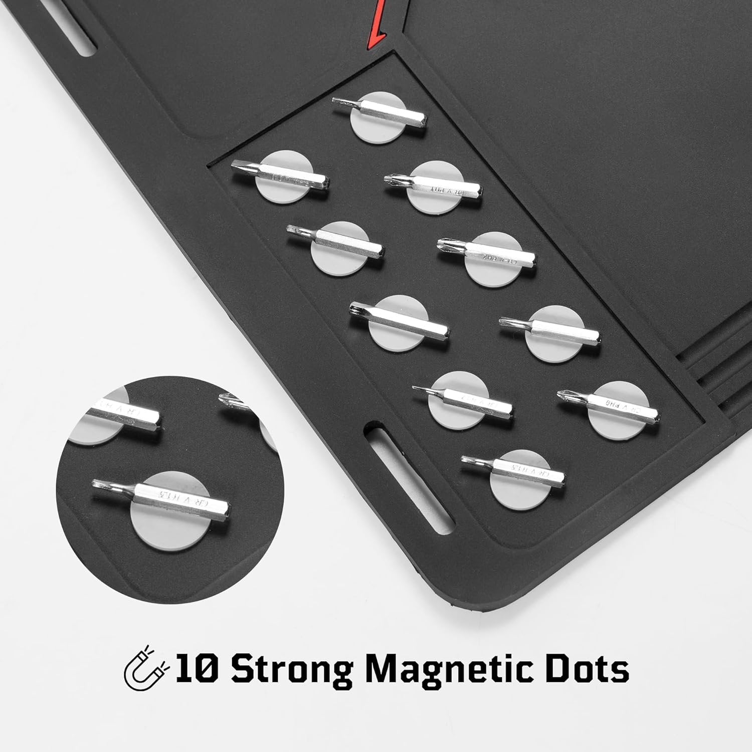 2025 New Arrival🔥-Tool cleaning pads Cleaning pads with magnetic dots, non-slip and oil resistant