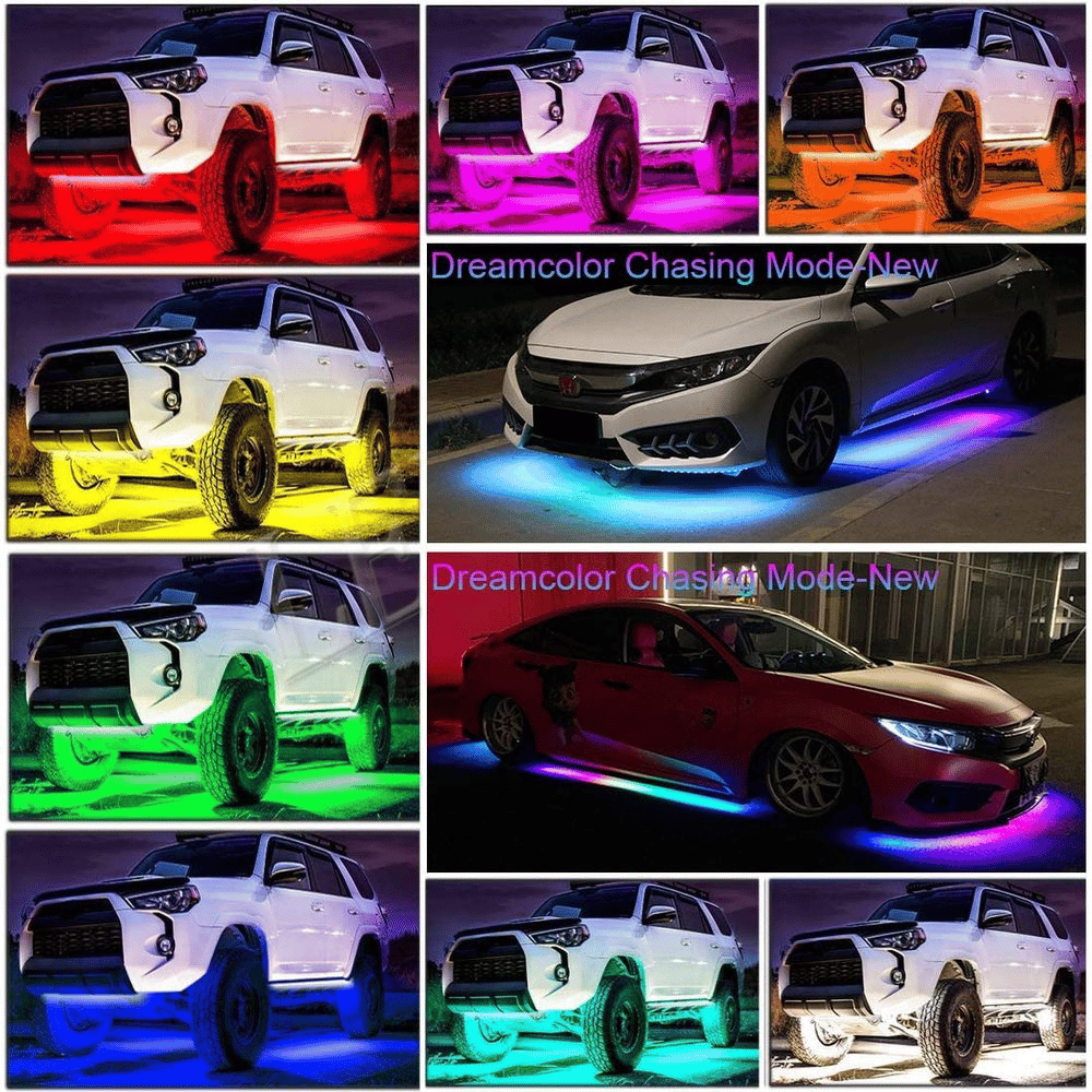 🔥Car Chassis Flexible RGB Waterproof LED Strip Lights (4PCS)