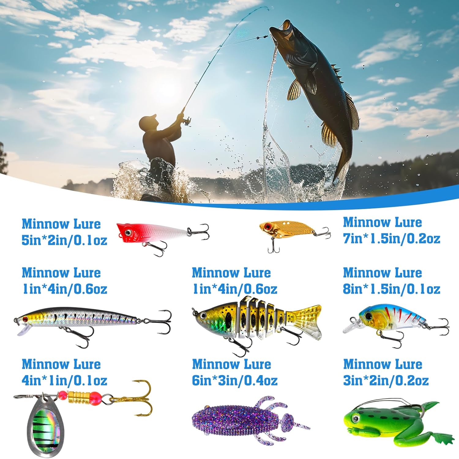 🎣Advent Calendar 2025 Fishing Lure Countdown Calendar