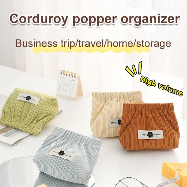 🔥2025 New Arrival🔥Corduroy Elastic Hair Tie Organizer