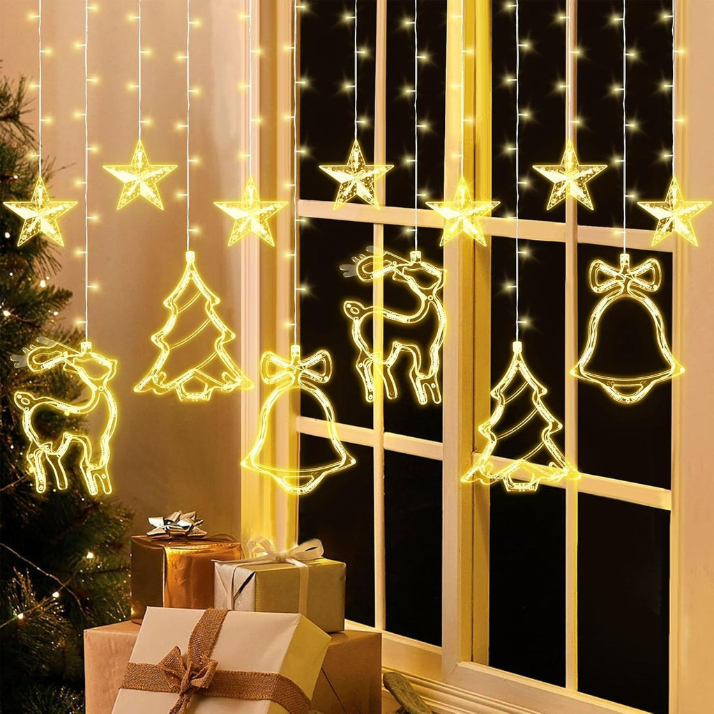 ✨ Yuletide Christmas Curtain LightsTM ✨