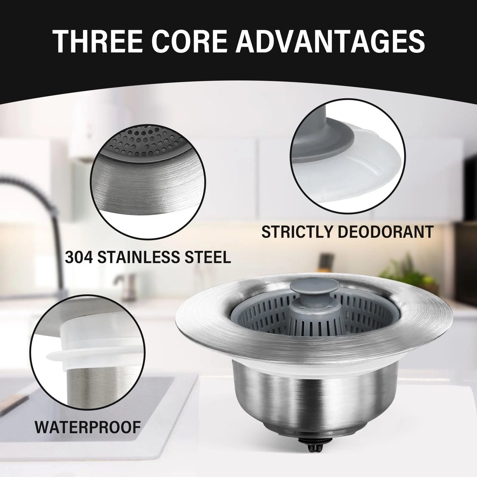 Bounce Core Drain Strainer – The Sink Saver Your Kitchen’s Been Waiting For | Bundle Offer