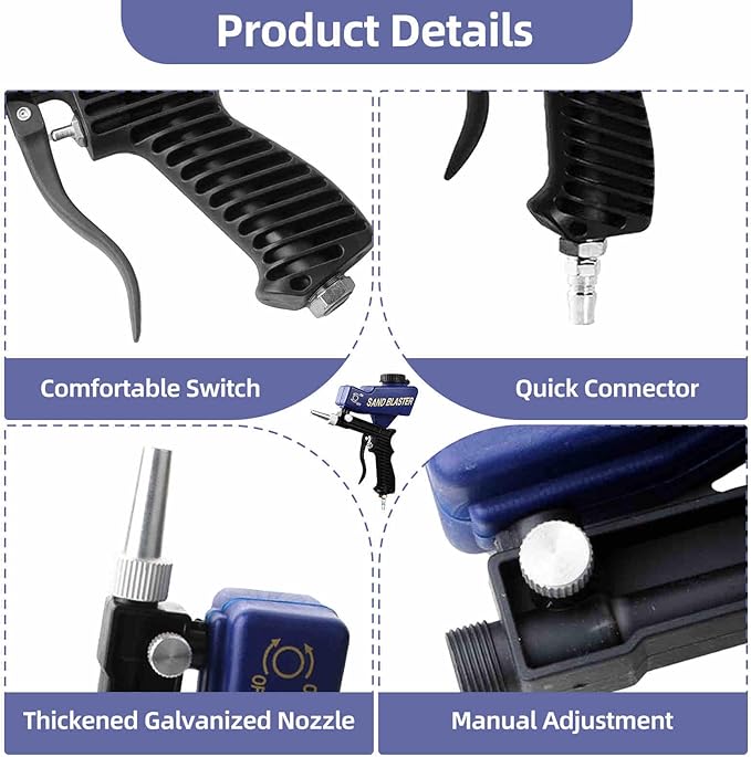 🔥2025 New Arrival 🔥Rust Blasting Device Adjustable Blasting Machine