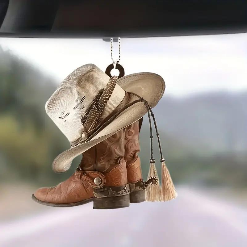 Hat Boot Design Car Pendant