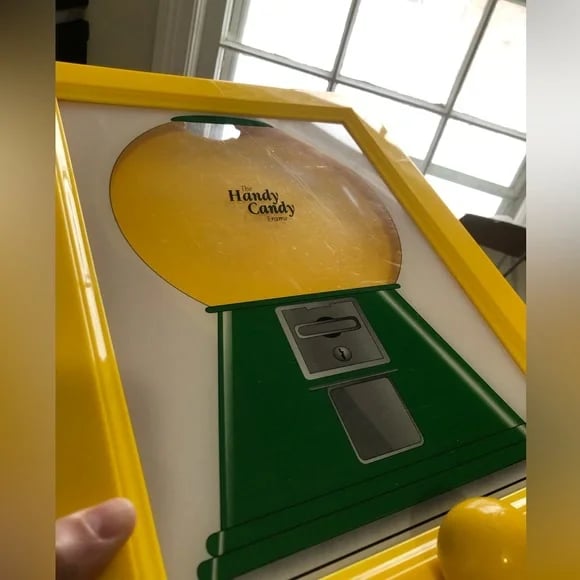 🍬Rare Vintage The Handy Candy Frame - Hanging Candy Machine Art🔥