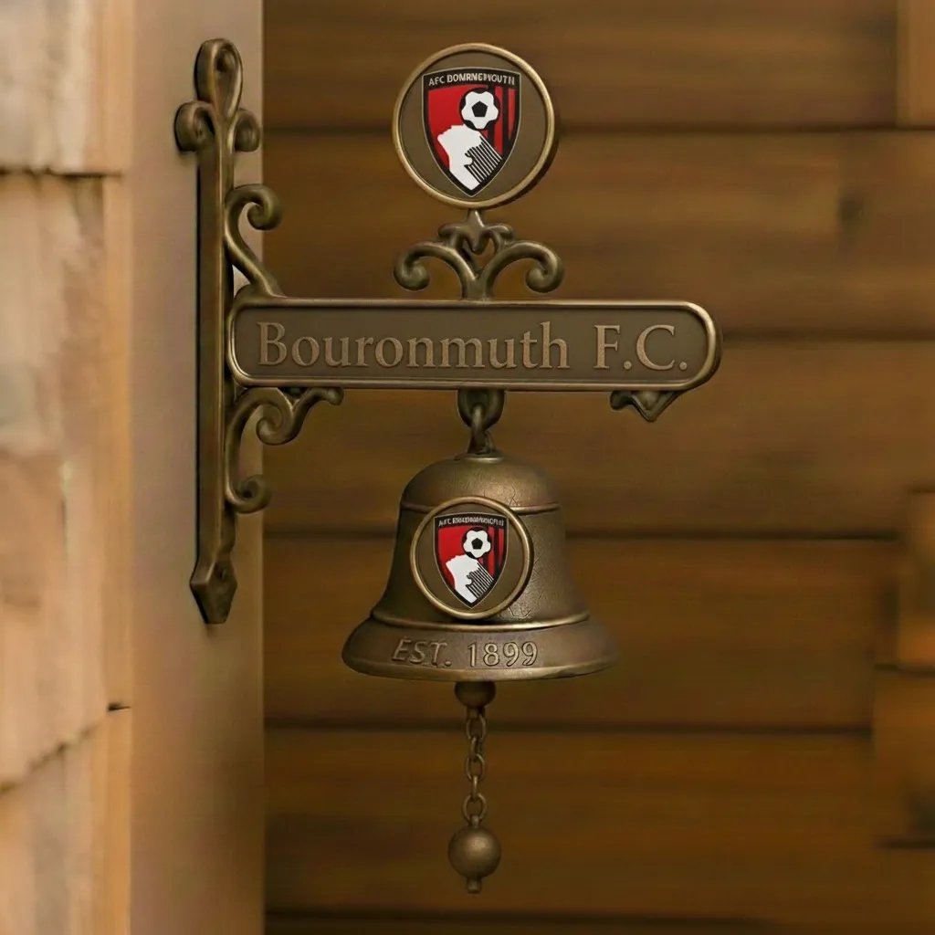 ⚽ Vintage Football Club Brass Bell