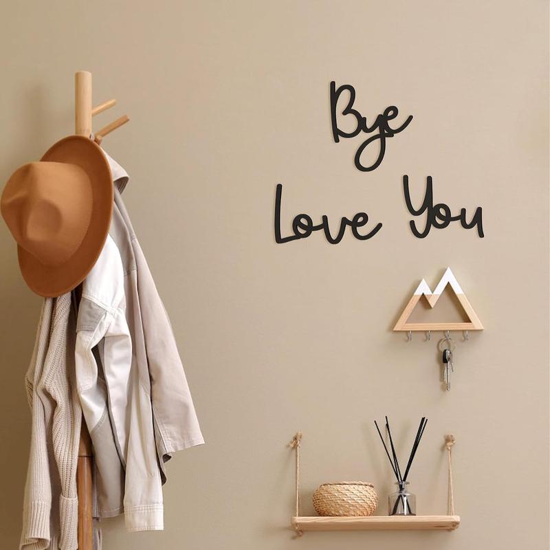 🔥2025 New Arrival🔥Wooden Wall Hanging Sign Decoration - No Wall Damage