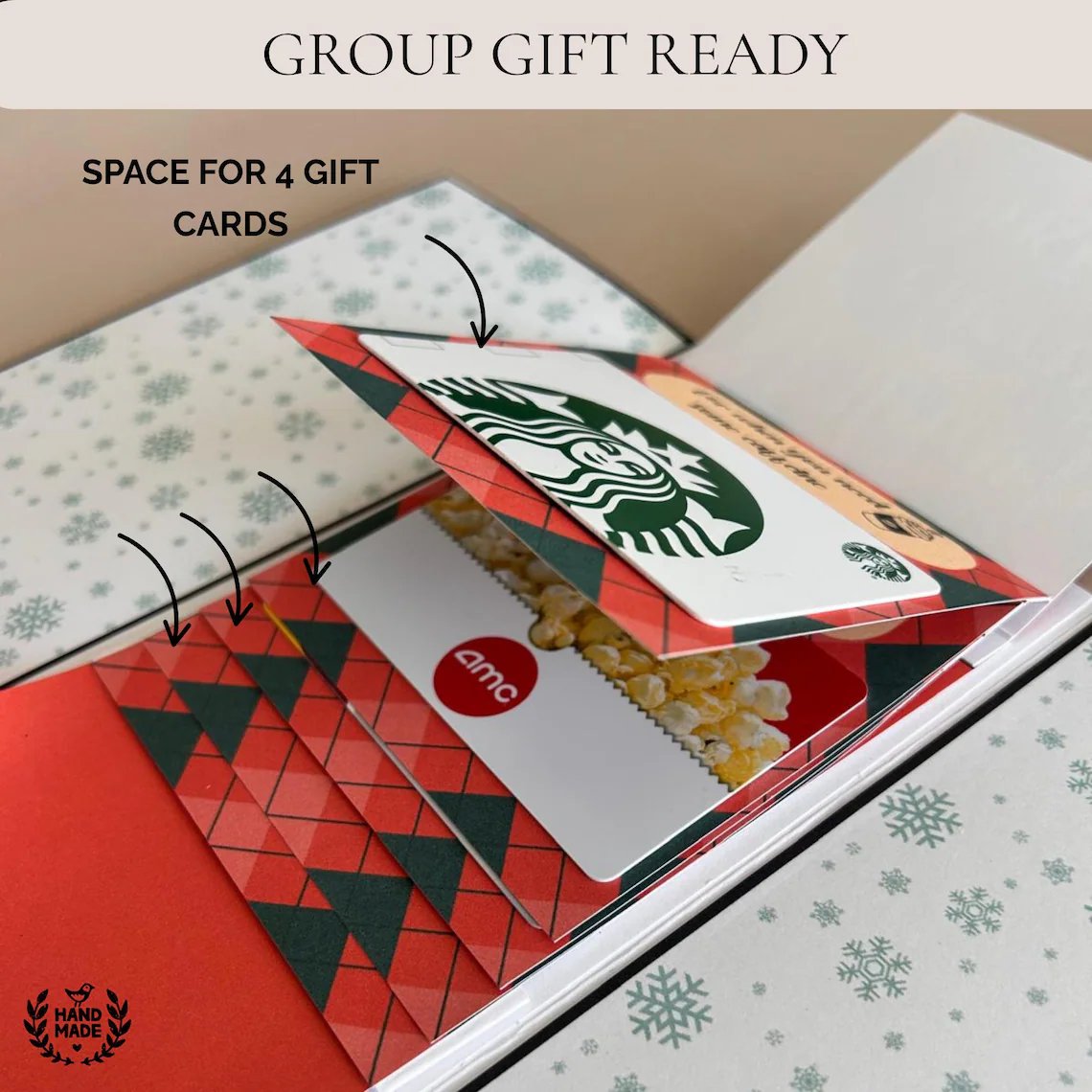 🎄 50K+ SOLD! 🎁✨ Christmas Gift Card Holder Book – Handmade Holiday Surprise, Festive Design & Heartfelt Gifting Magic 🎅