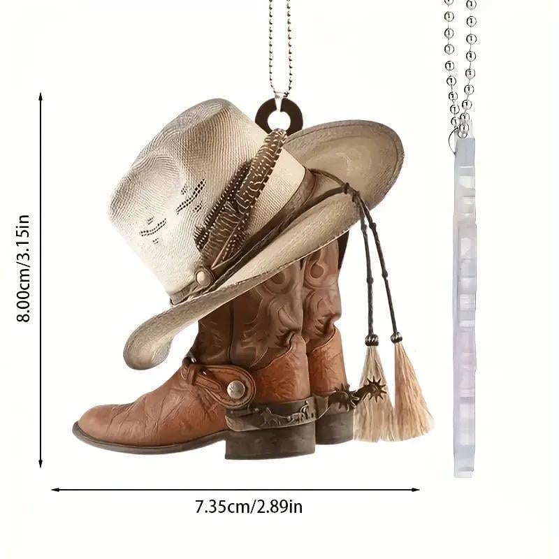 Hat Boot Design Car Pendant