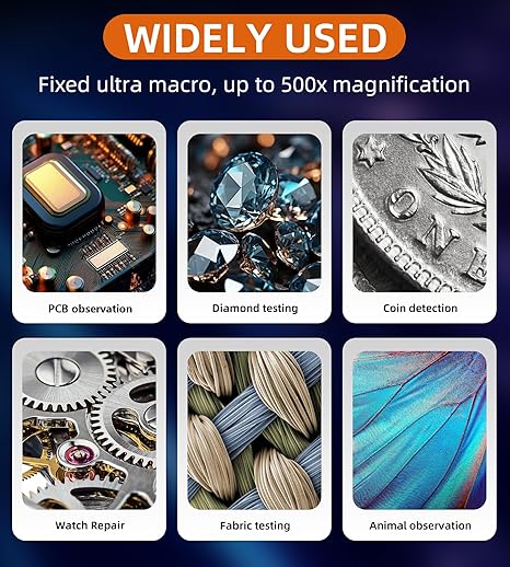 ✨LAST DAY ONLY 49% OFF🔥 Handheld Digital Microscope PortablePocket Microscope 2-nch Screen