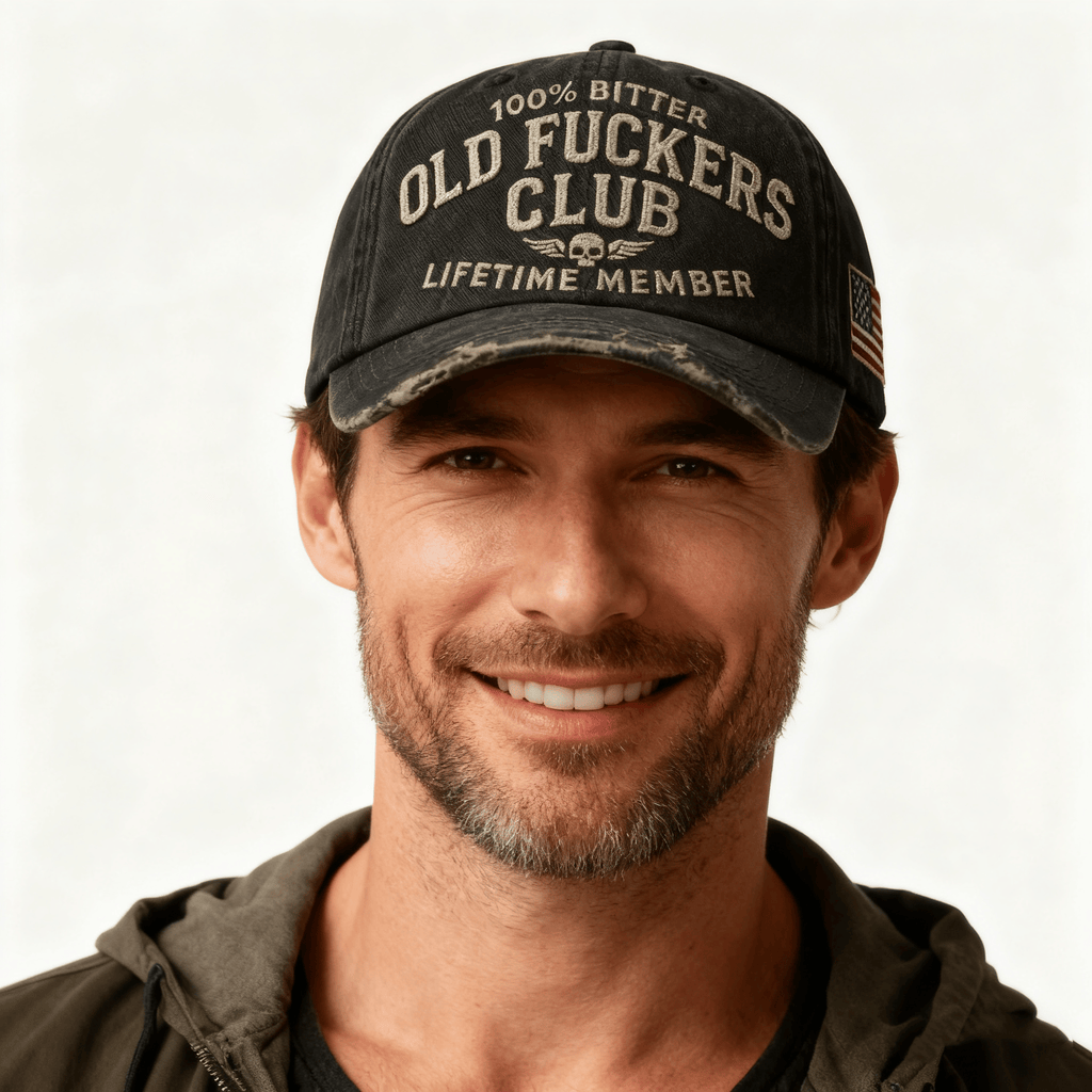 🔥⏰BUY 3 GET 1 FREE- “Old Fuckers Club“ - Vintage Baseball Cap